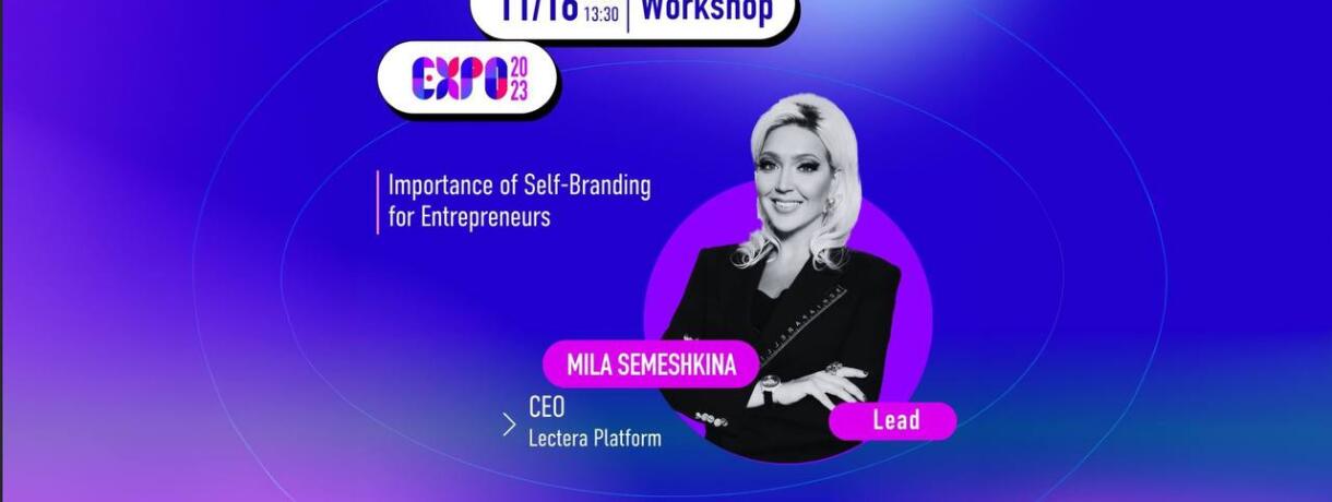 Mila Smart Semeshkina Leads Inspiring Workshop on Personal Branding at UN Women Entrepreneurship Expo