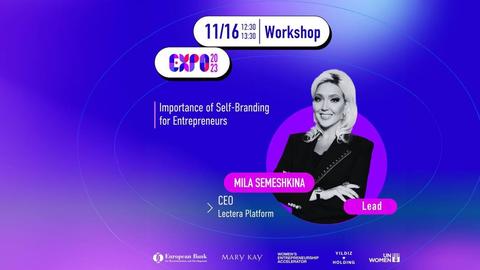 Mila Smart Semeshkina Leads Inspiring Workshop on Personal Branding at UN Women Entrepreneurship Expo