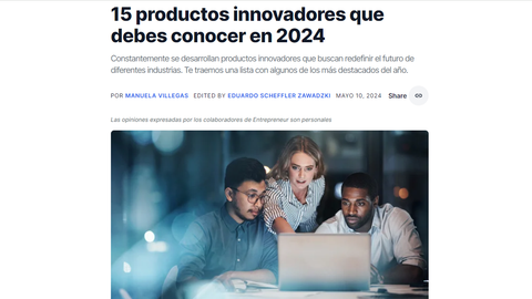 Entrepreneur magazine's pick: Lectera is among the 15 innovative products you should know about in 2024