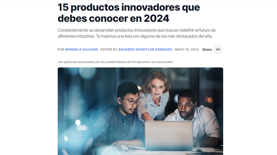 Entrepreneur: Lectera in den Top 15 der innovativen Produkte, die man im Jahr 2024 kennen muss